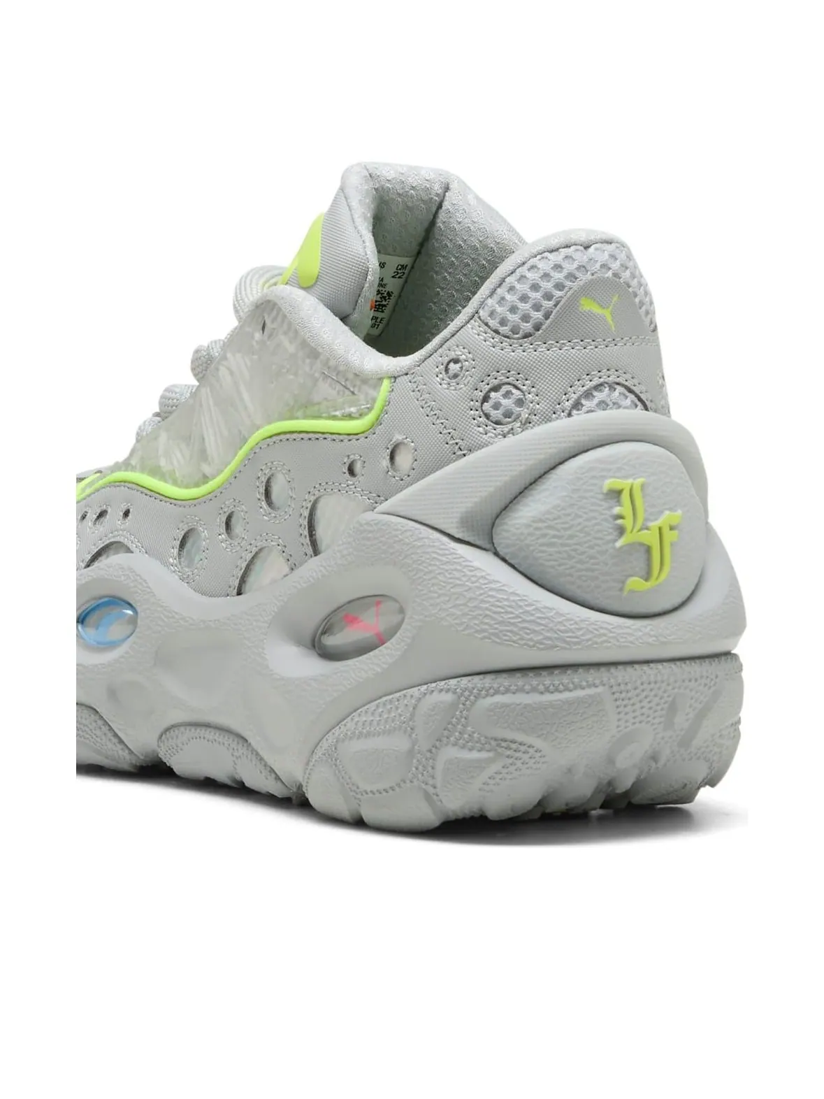 Кроссовки (GS) PUMA Puma LaMelo Ball LaFrancé RNR 'Grey Neon' — изображение 4 из 6, серый