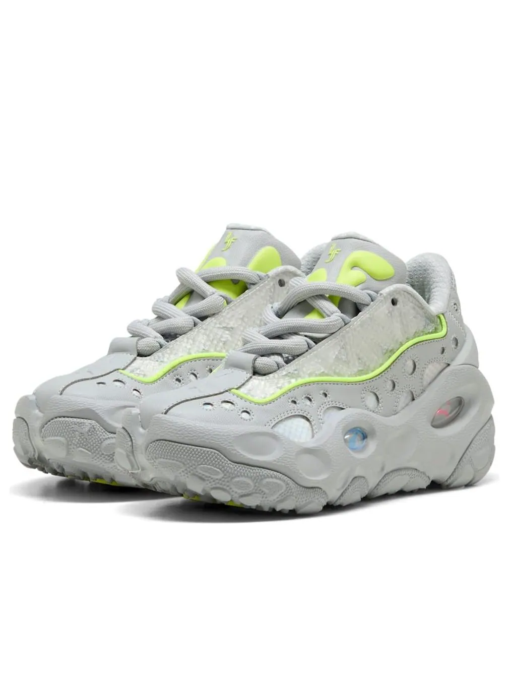 Кроссовки (GS) PUMA Puma LaMelo Ball LaFrancé RNR 'Grey Neon' — изображение 6 из 6, серый