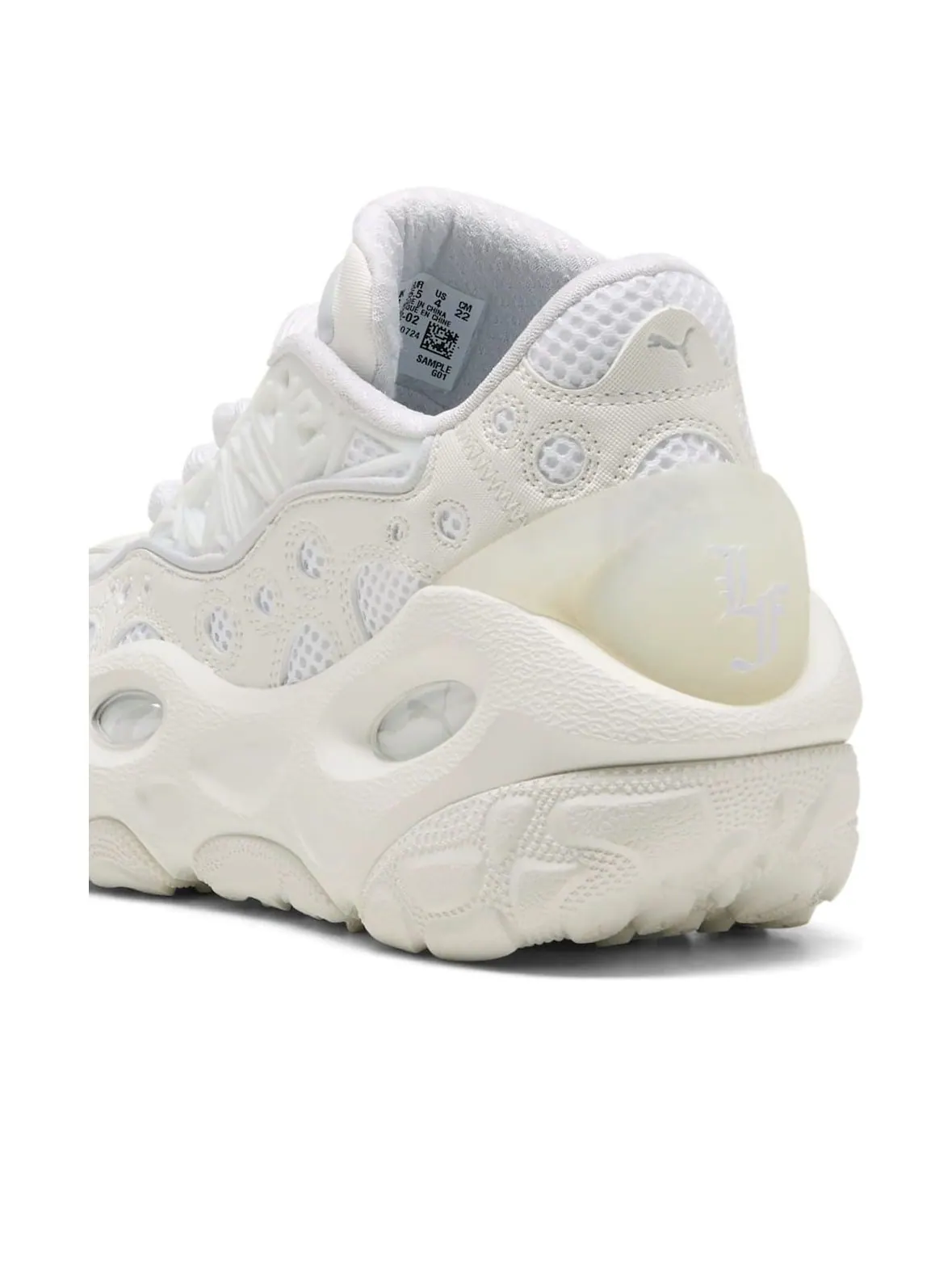 Кроссовки (GS) PUMA LaMelo Ball LaFranc RNR 'Triple White' — изображение 4 из 6, белый