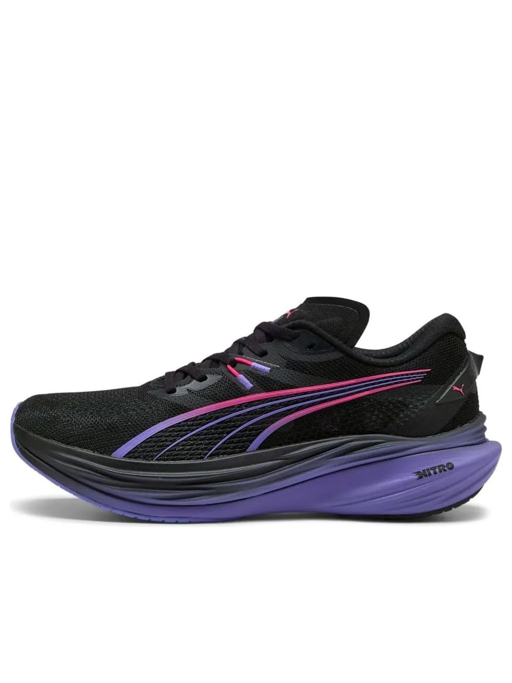 Кроссовки PUMA Deviate Nitro Digitokyo 'Black Dark Amethyst' — изображение 1 из 6, черный