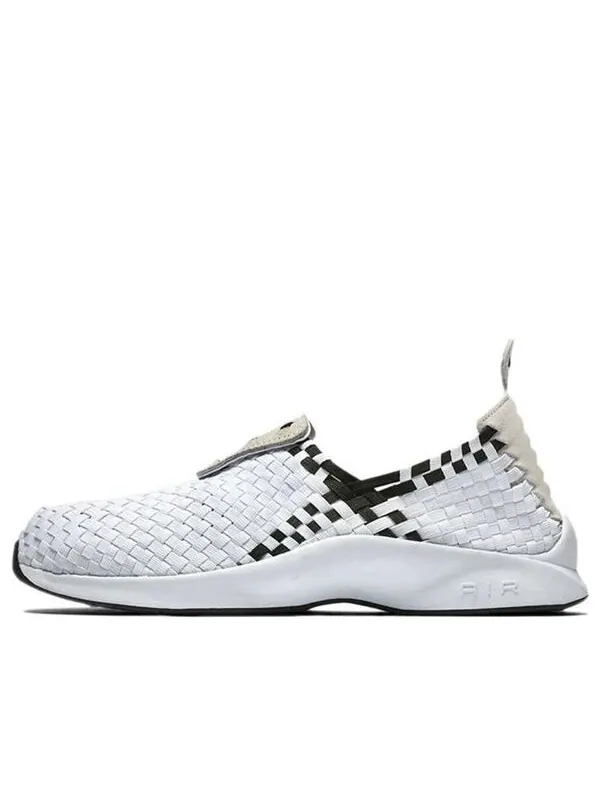 Кроссовки воздушные тканые Nike — изображение 1 из 4, белый/черный