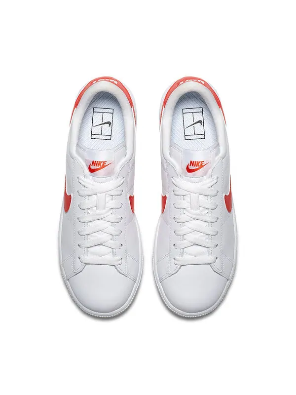 Кроссовки теннисные классические красные Nike — изображение 4 из 4, белый/красный