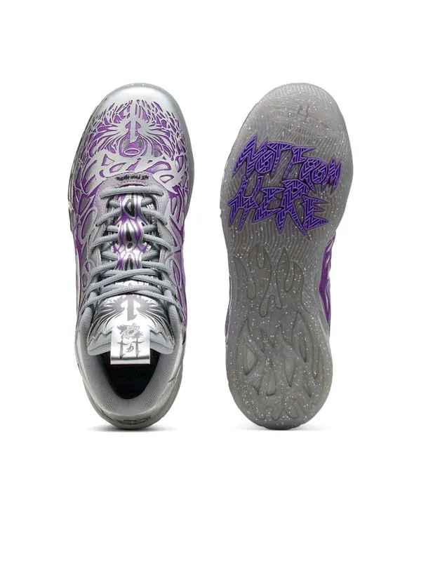 Кроссовки x teenage mutant ninja turtles mb.04 Puma — изображение 4 из 4, серебряный