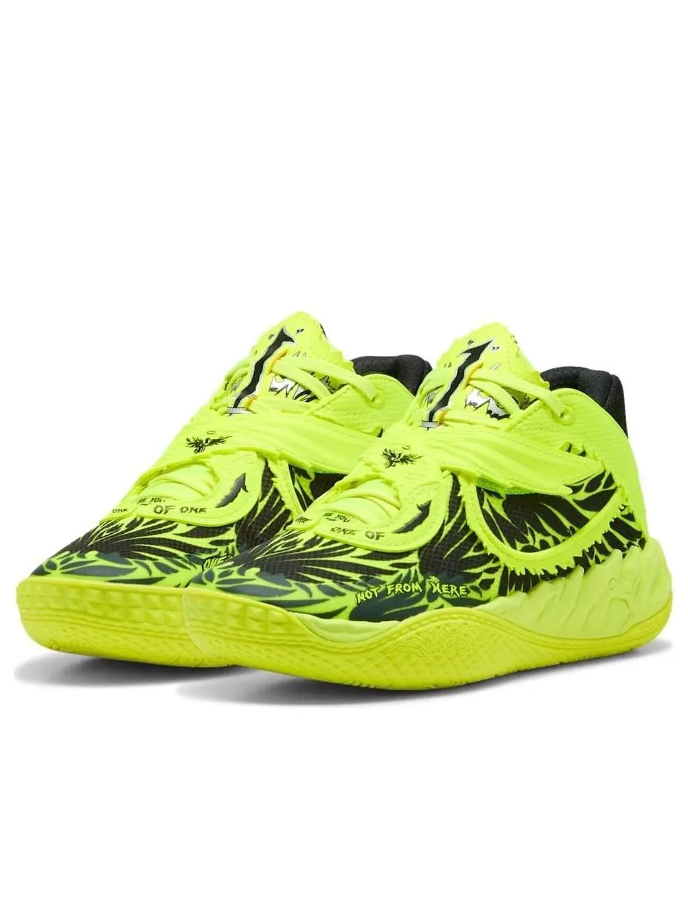 (PS) Мяч Puma x Lamelo MB.05 Voltage 'Yellow Alert' — изображение 5 из 5, желтый/черный