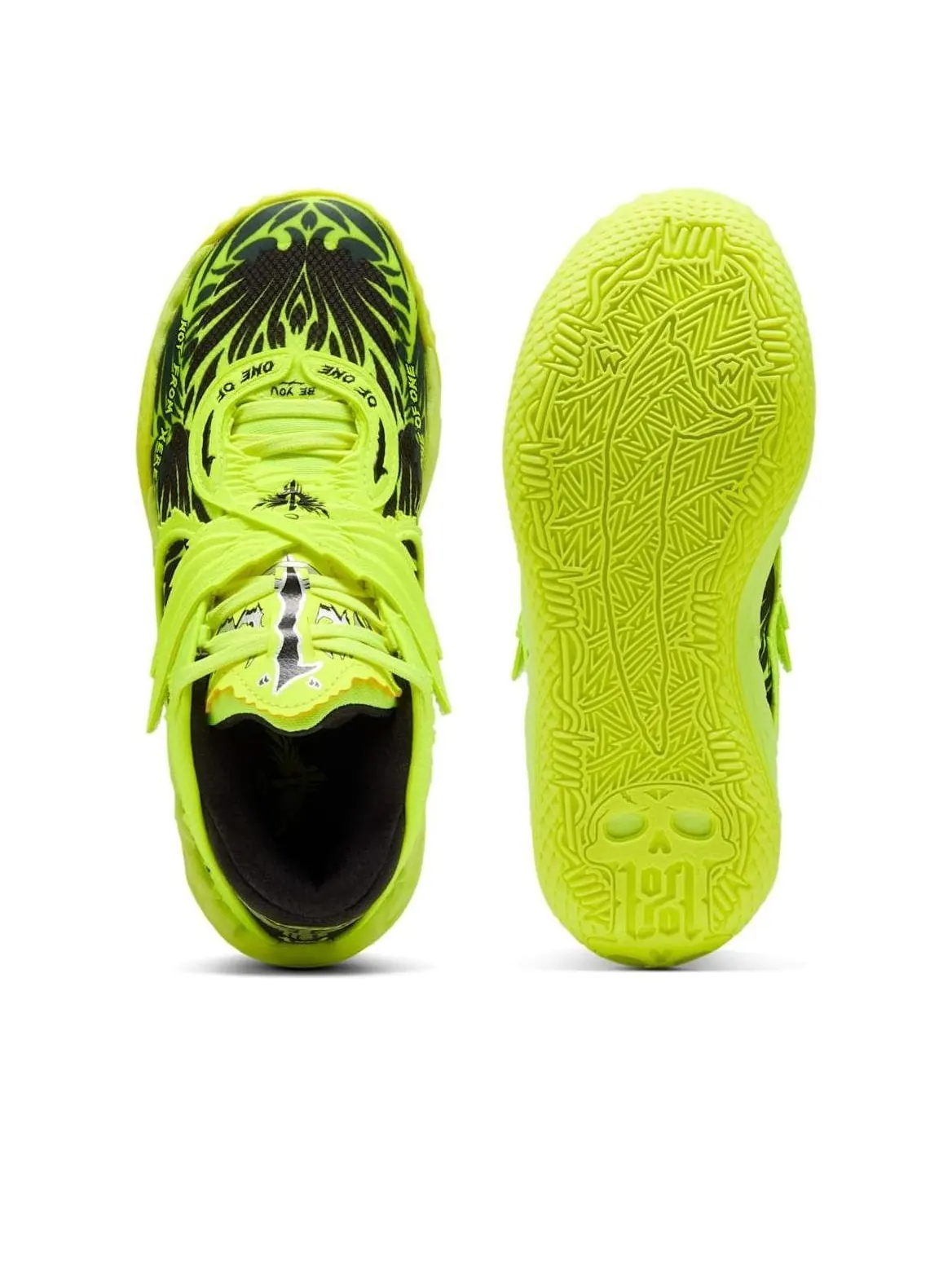 Кроссовки (PS) PUMA x Lamelo Ball MB.05 Voltage 'Yellow Alert' — изображение 4 из 5, желтый