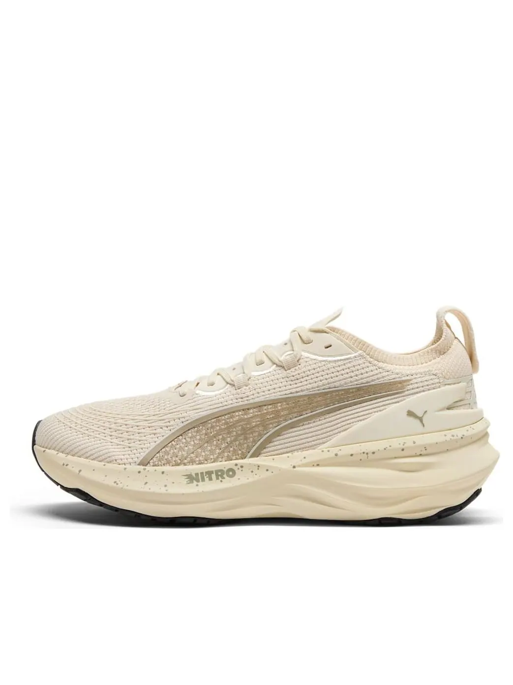 Кроссовки PUMA x Alex Toussaint ForeverRun Nitro 2 'Alpine Snow Velvet Moss' — изображение 1 из 6, бежевый