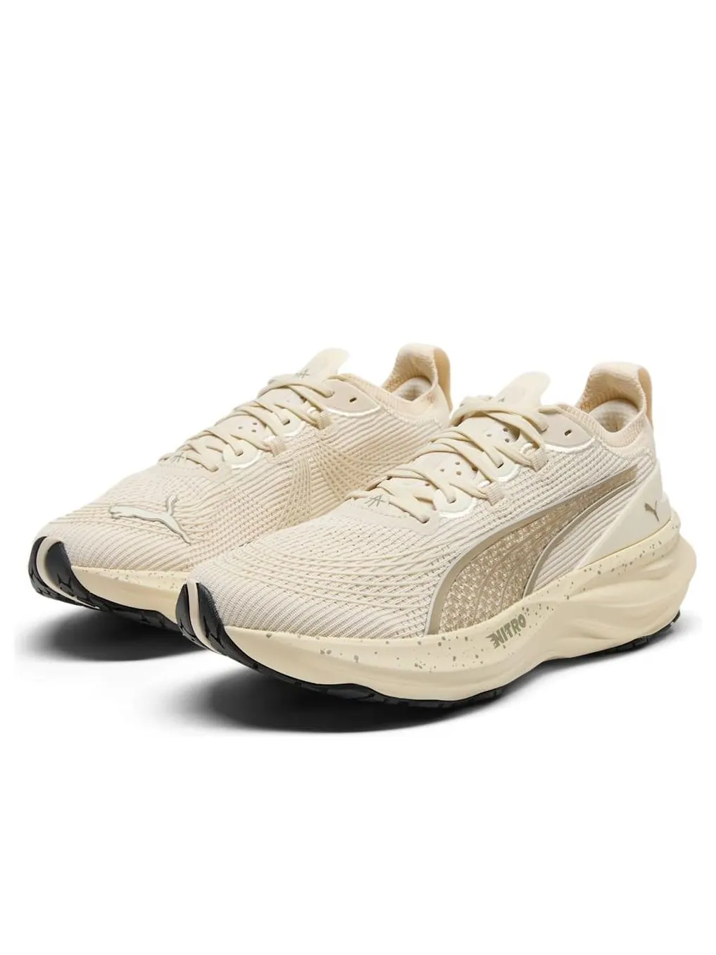 Кроссовки PUMA x Alex Toussaint ForeverRun Nitro 2 'Alpine Snow Velvet Moss' — изображение 6 из 6, бежевый