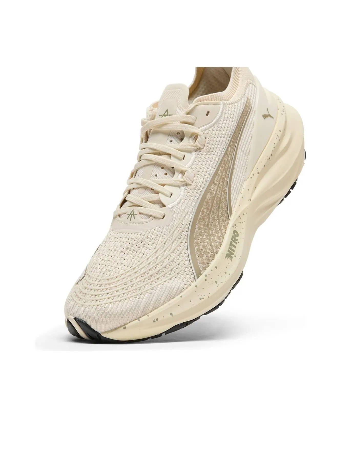 Puma x Alex Toussaint ForeverRun Nitro 2 'Alpine Snow Velvet Moss' — изображение 3 из 6, черный