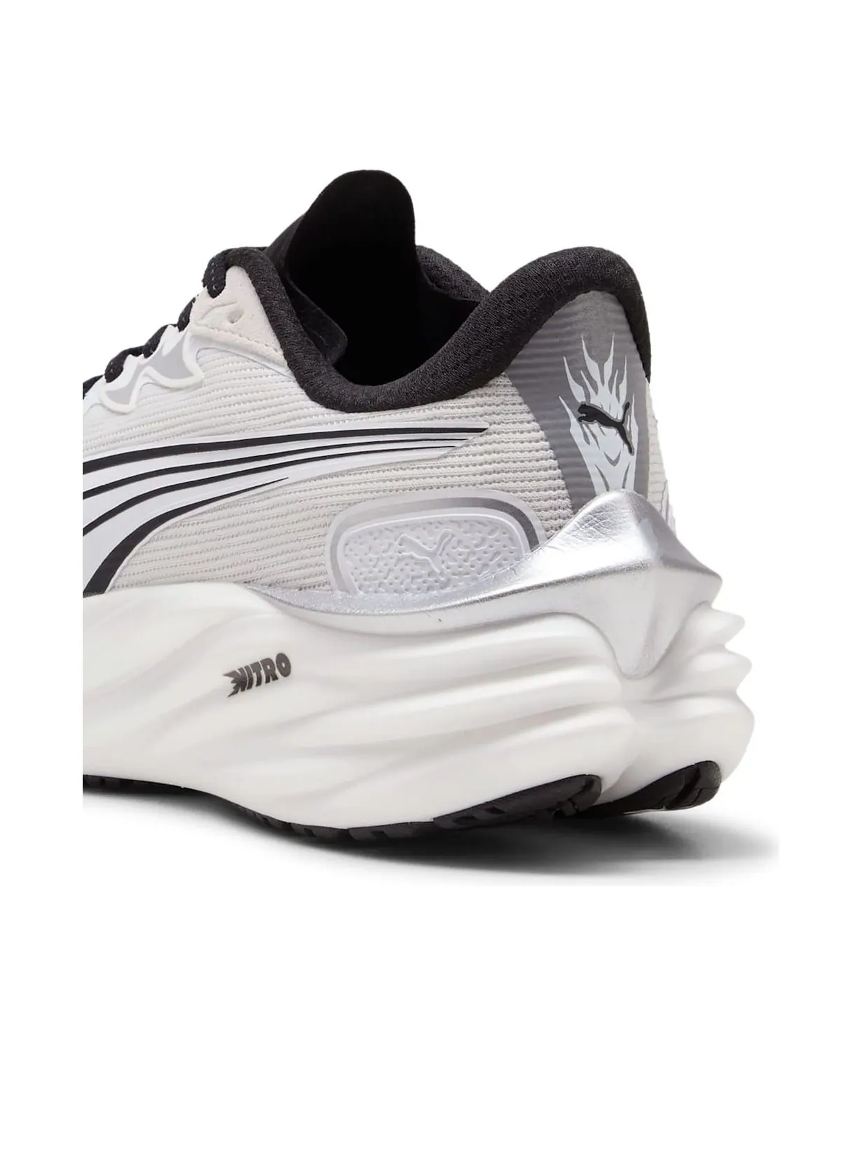 Кроссовки (WMNS) PUMA Velocity Nitro 4 'White Black' — изображение 5 из 6, белый