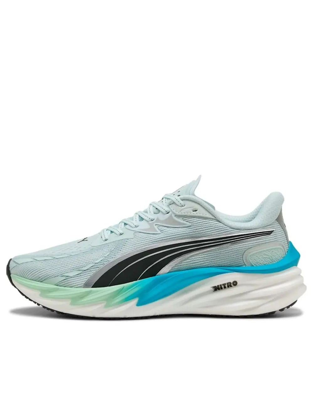 Кроссовки PUMA Velocity Nitro 4 AP 'Ocean Glass Blue' — изображение 1 из 6, синий
