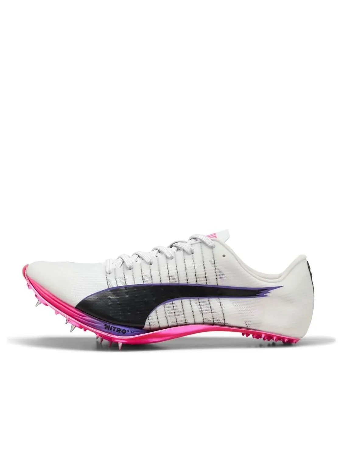 Кроссовки PUMA evoSPEED Sprint Nitro Elite 2 Digitokyo Spikes 'White Black Charm Pink' — изображение 1 из 6, белый