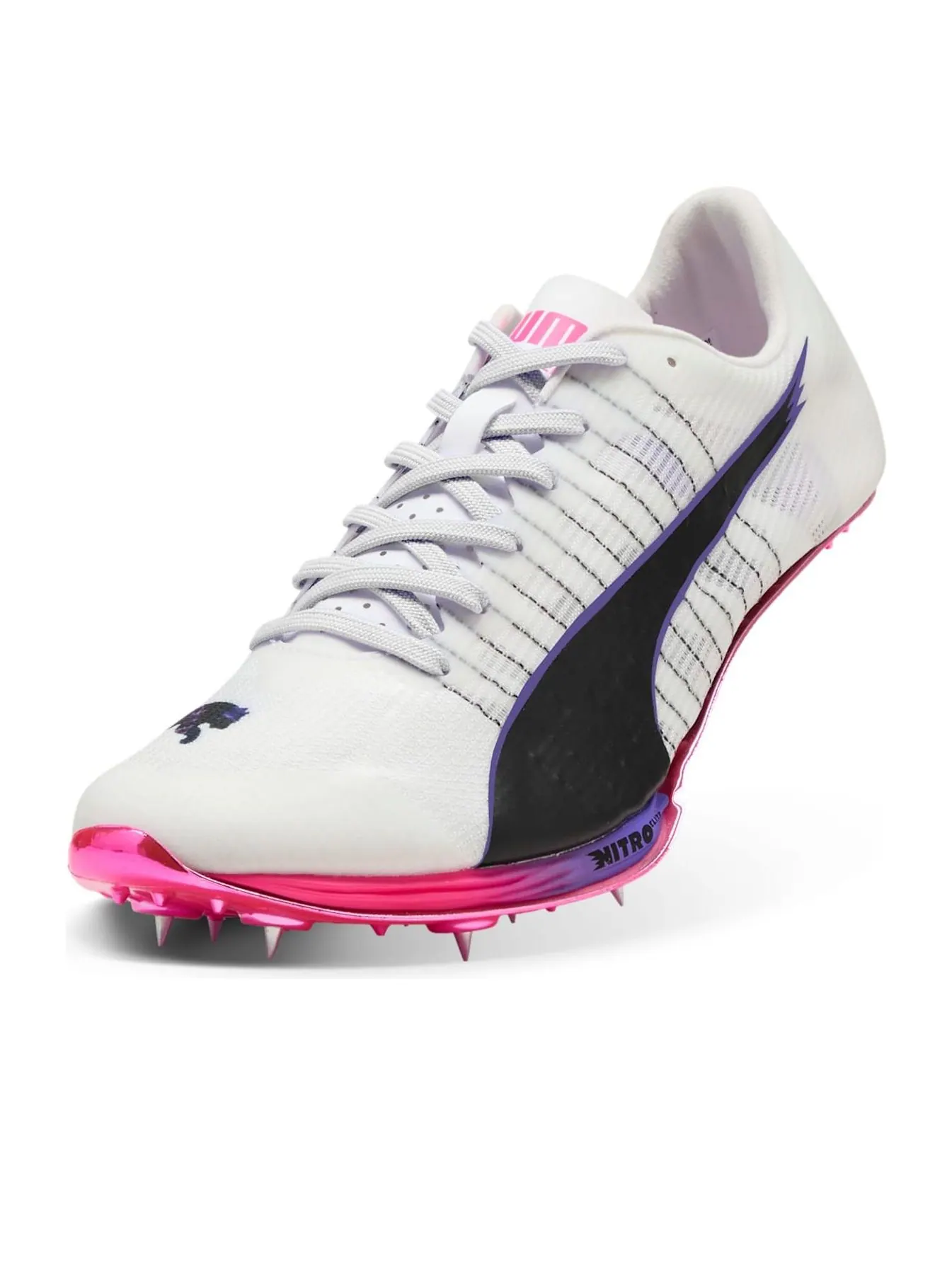 Кроссовки PUMA evoSPEED Sprint Nitro Elite 2 Digitokyo Spikes 'White Black Charm Pink' — изображение 3 из 6, белый