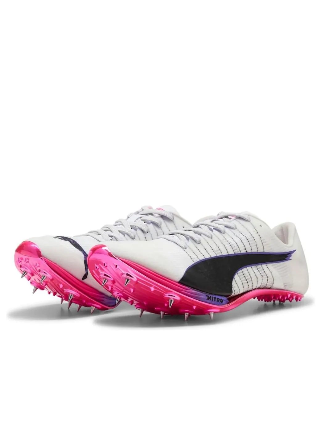 Кроссовки PUMA evoSPEED Sprint Nitro Elite 2 Digitokyo Spikes 'White Black Charm Pink' — изображение 6 из 6, белый
