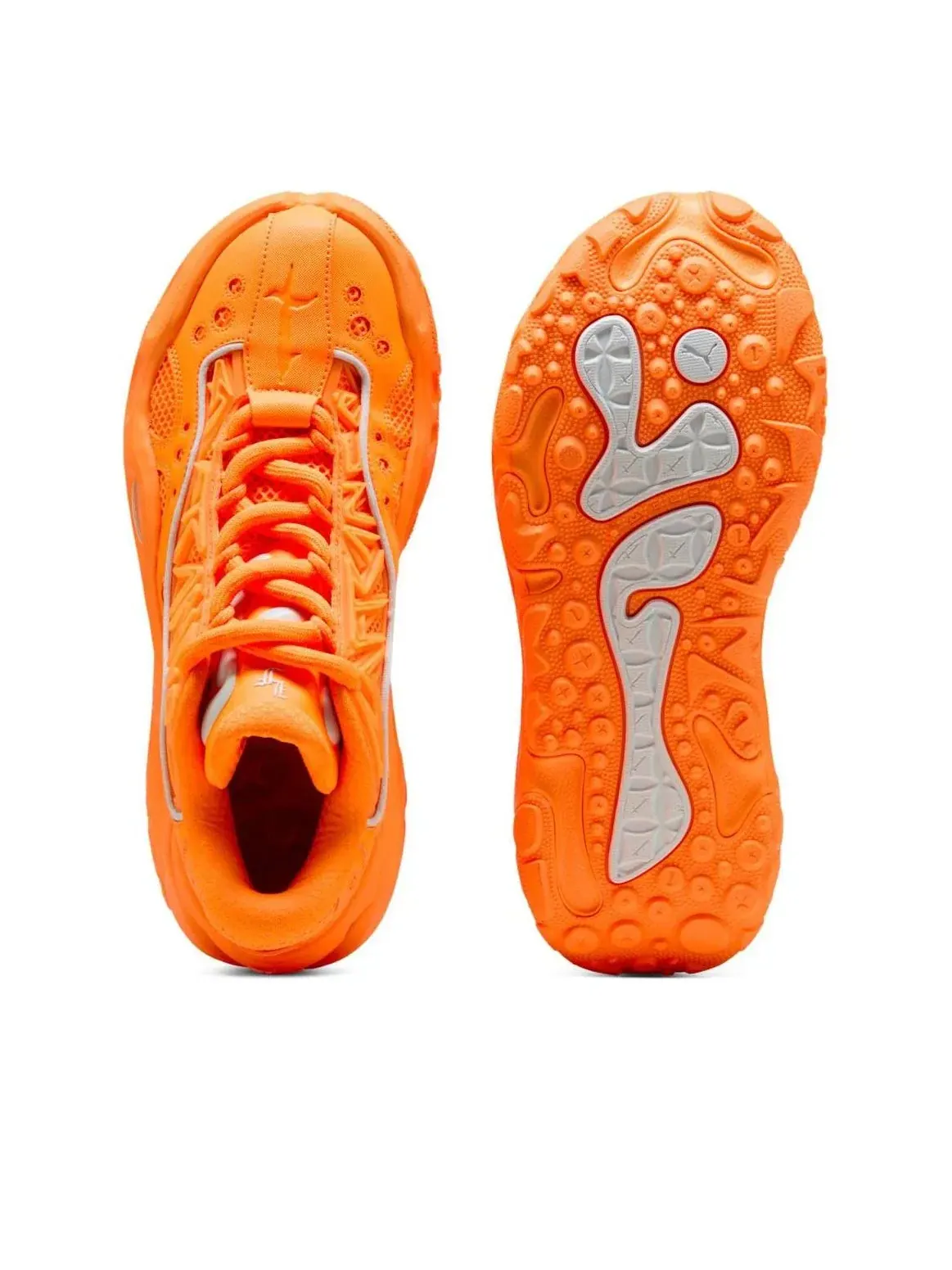 Кроссовки PUMA LaFrancé RNR 'Heat Fire Silver Mist' — изображение 3 из 6, оранжевый