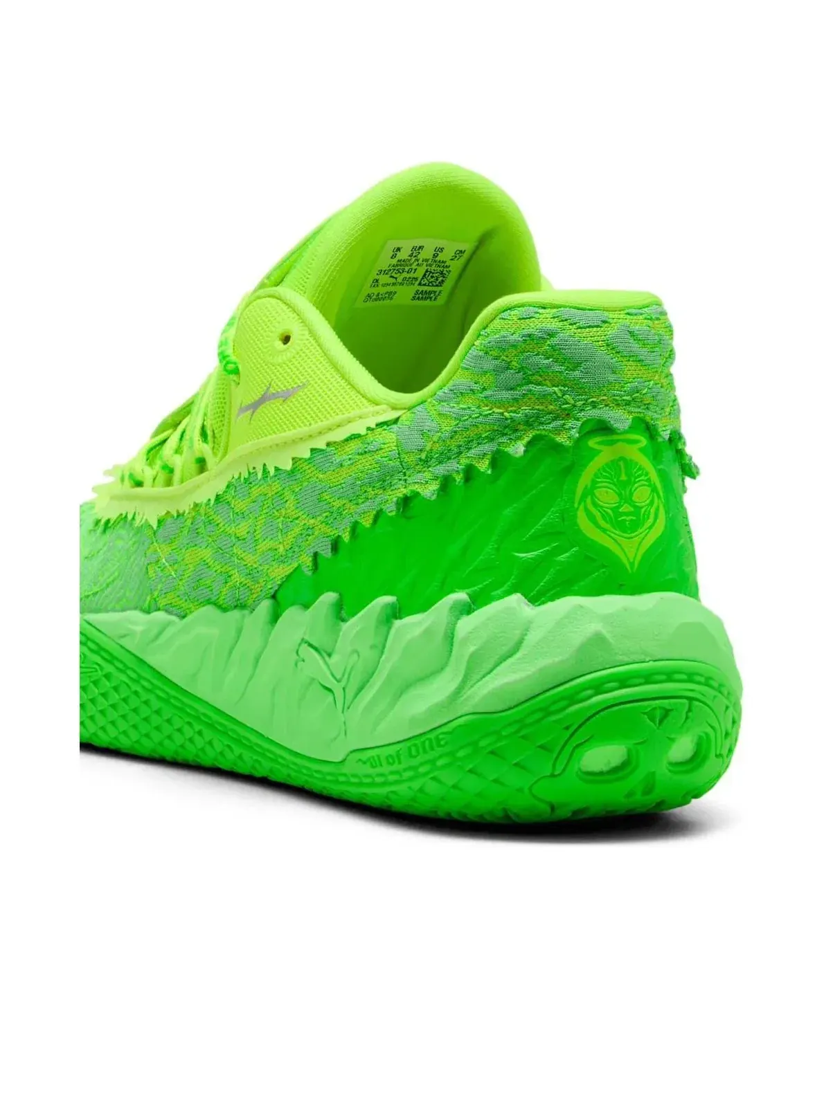 Кроссовки PUMA LaMelo MB.05 Lo Flourish 312753-01 — изображение 4 из 6, зеленый