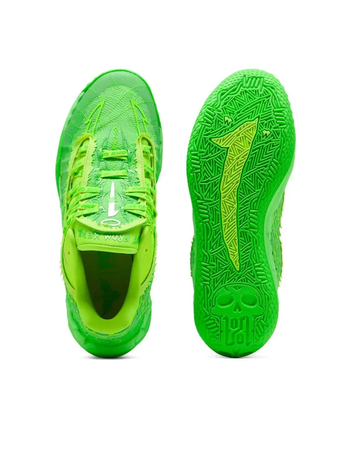 Кроссовки PUMA LaMelo MB.05 Lo Flourish 312753-01 — изображение 5 из 6, зеленый