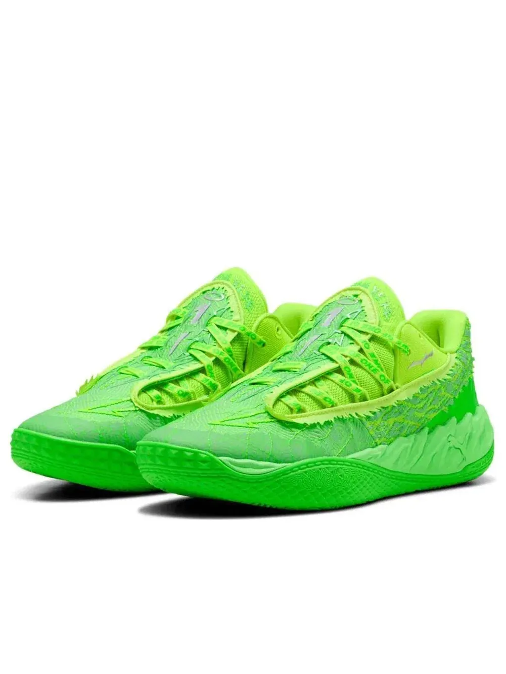 Кроссовки PUMA LaMelo MB.05 Lo Flourish 312753-01 — изображение 6 из 6, зеленый