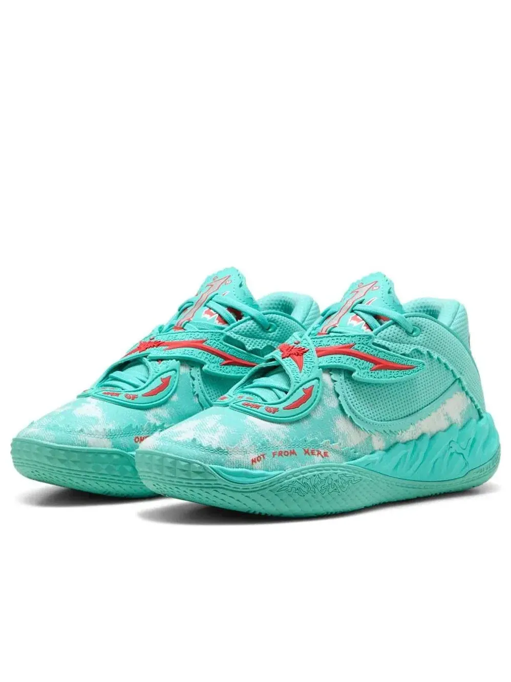 Кроссовки PUMA MB.05 Melo World 'Aquatic For All Time Red' 312798-01 — изображение 2 из 6, синий