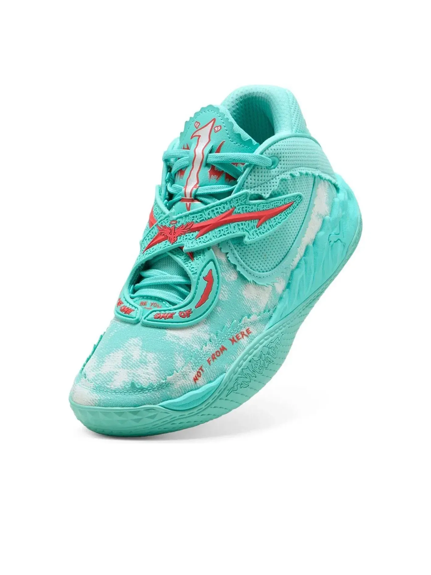 Кроссовки PUMA MB.05 Melo World 'Aquatic For All Time Red' 312798-01 — изображение 3 из 6, синий