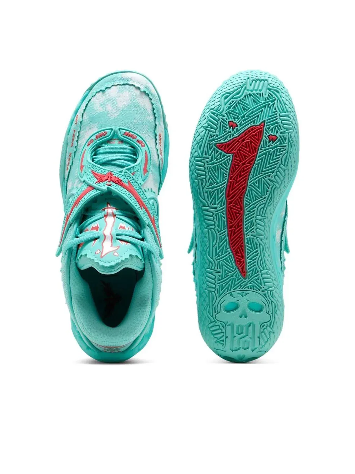 Кроссовки PUMA MB.05 Melo World 'Aquatic For All Time Red' 312798-01 — изображение 5 из 6, синий