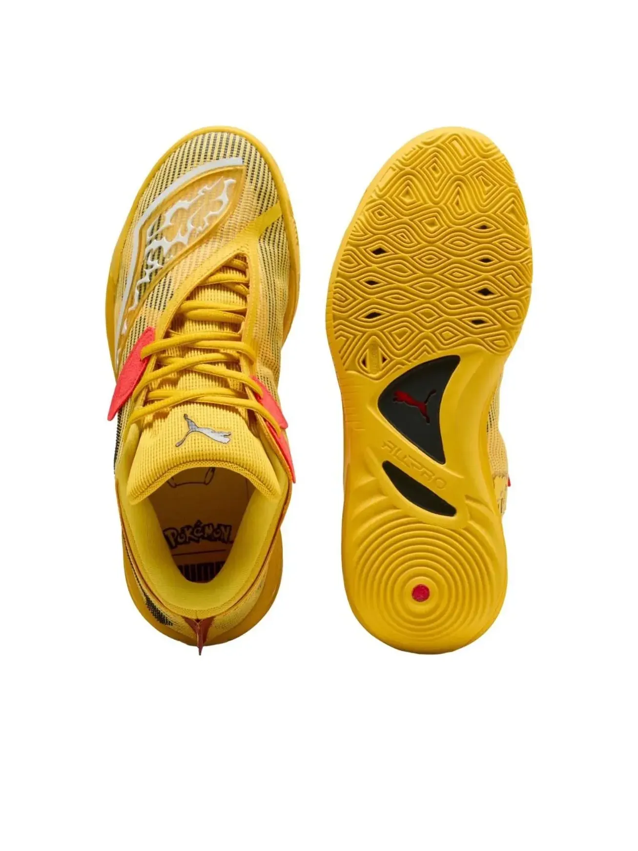 Кроссовки PUMA All-Pro Nitro 'Pikachu' — изображение 4 из 5, желтый