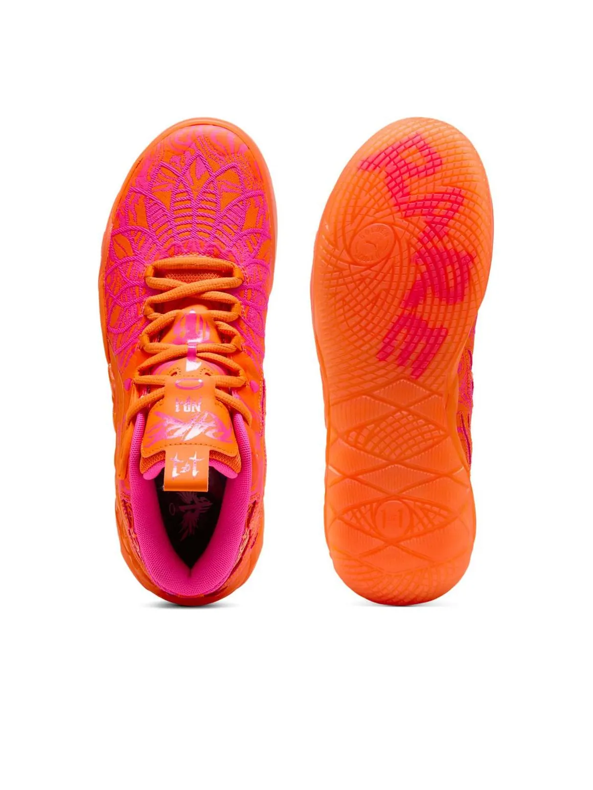 Кроссовки PUMA MB.01 'Mash Up' — изображение 3 из 5, оранжевый