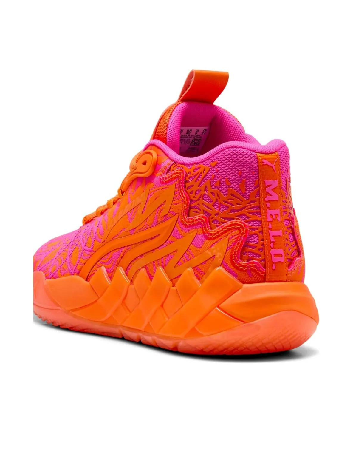 Кроссовки PUMA MB.01 'Mash Up' — изображение 4 из 5, оранжевый