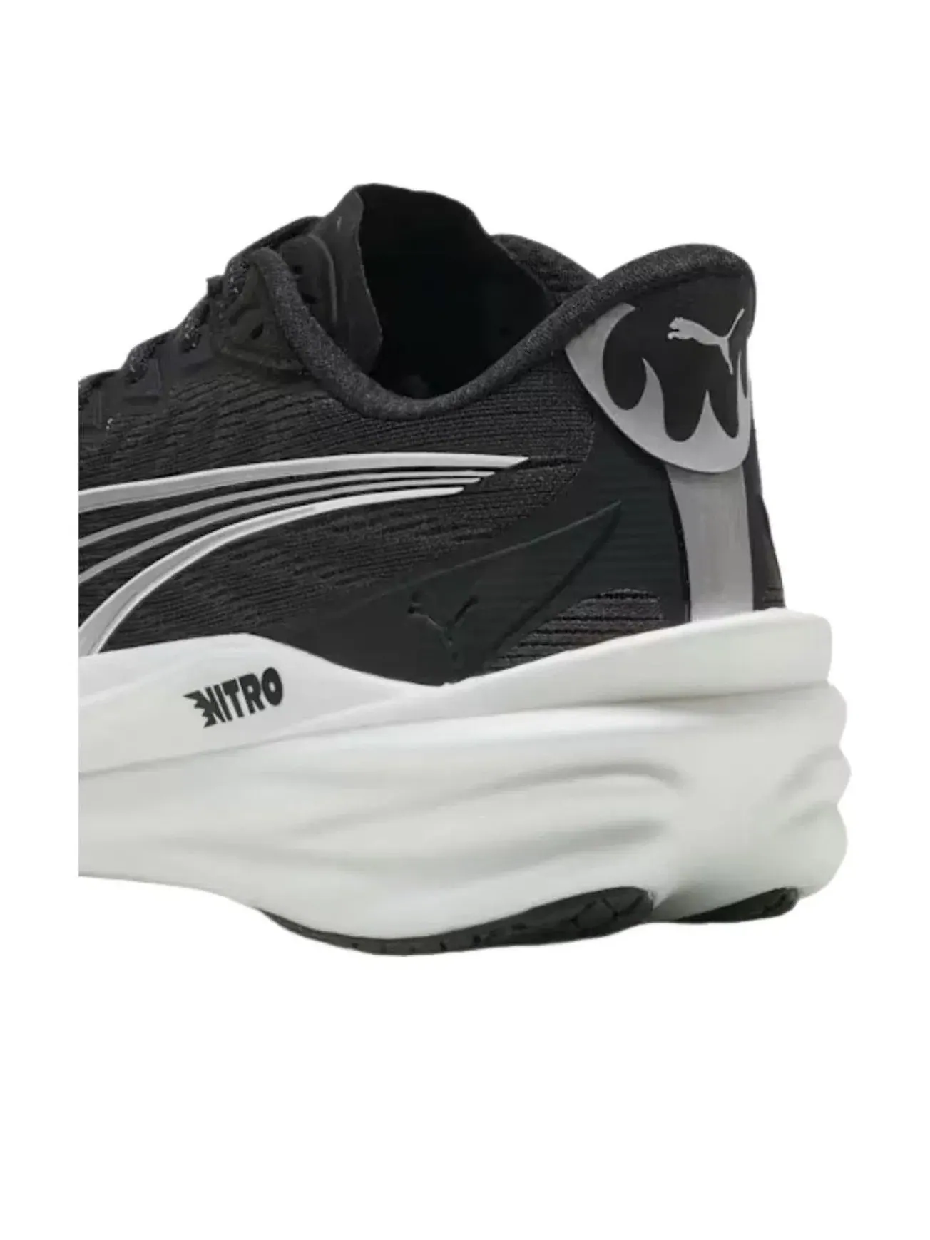 Мужские беговые кроссовки с шнуровкой Deviate Nitro 4 PUMA — изображение 5 из 5, черный