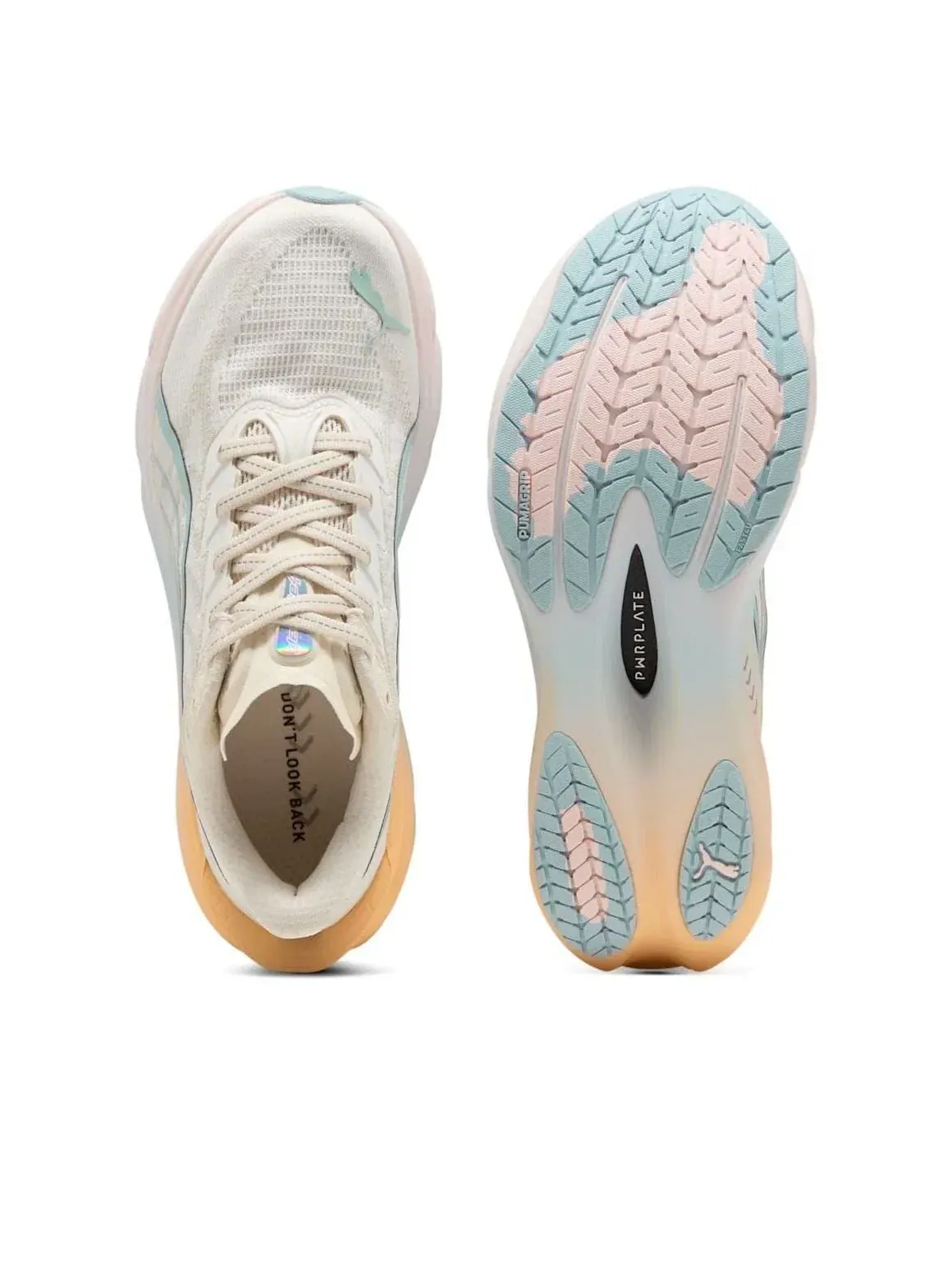 Женские кроссовки для бега с шнуровкой Deviate Nitro 4 PUMA — изображение 5 из 6, белый