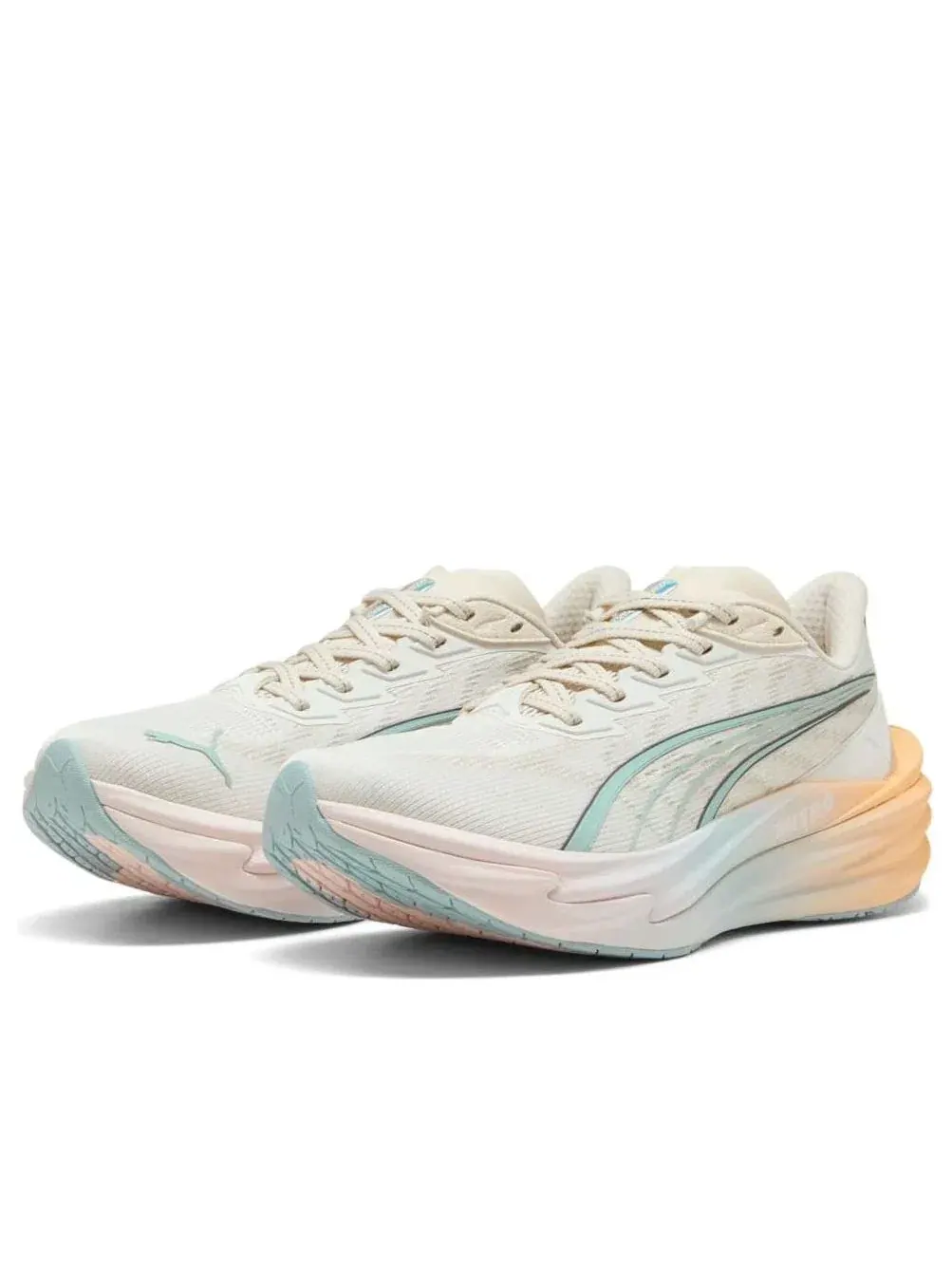 Женские кроссовки для бега с шнуровкой Deviate Nitro 4 PUMA — изображение 6 из 6, белый
