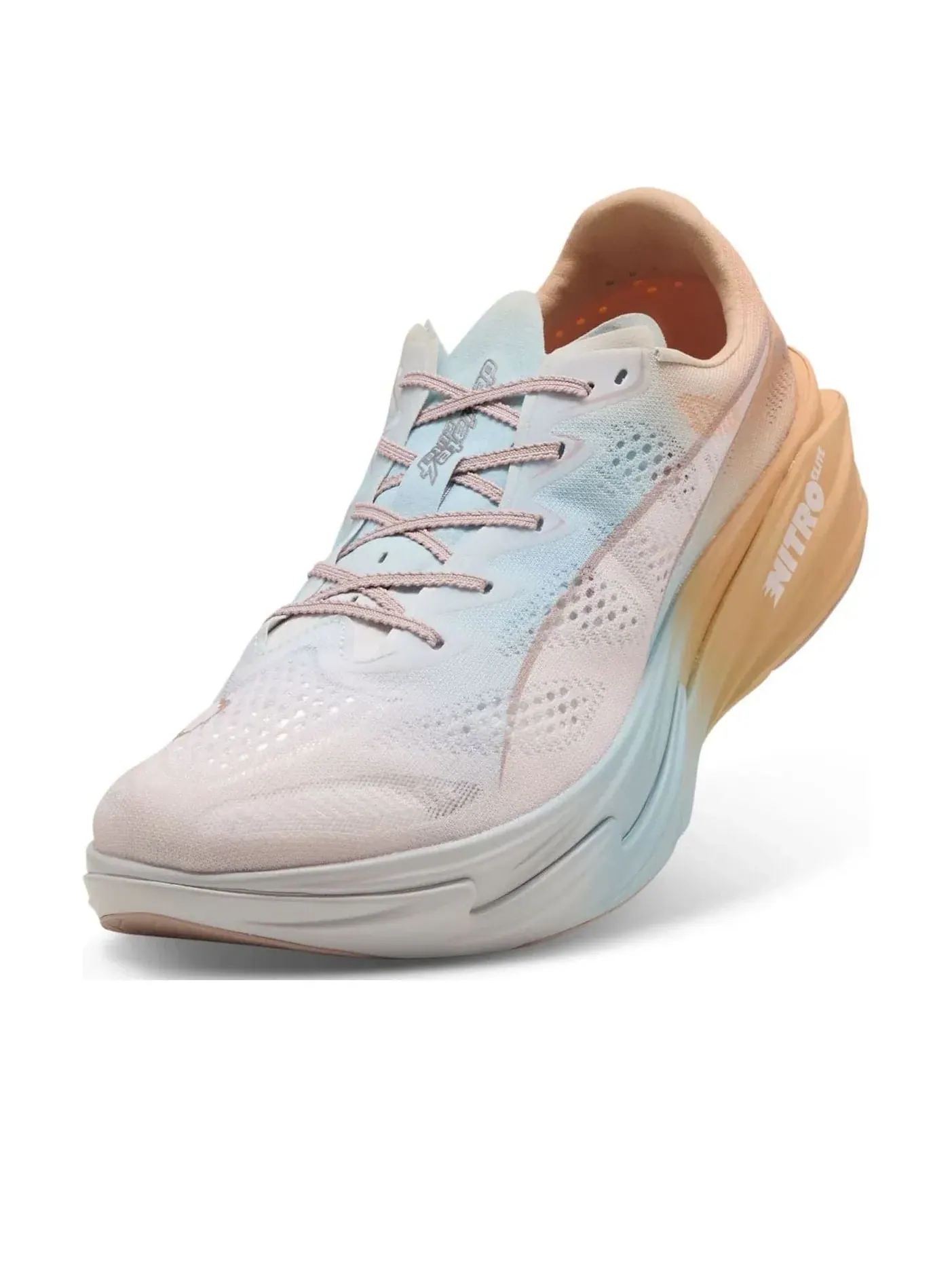 Кроссовки PUMA Deviate Nitro Elite 4 'Run Club Jasmine Flower' 312907-01 — изображение 3 из 6, розовый