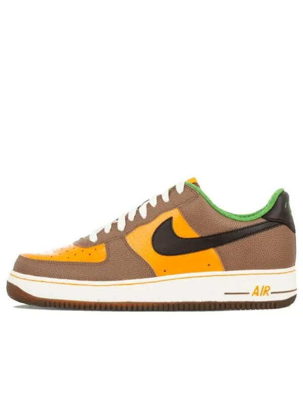 Кроссовки air force 1 премиум Nike — изображение 1 из 3, черный/оранжевый
