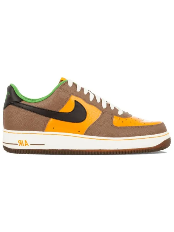 Кроссовки air force 1 премиум Nike — изображение 2 из 3, черный/оранжевый