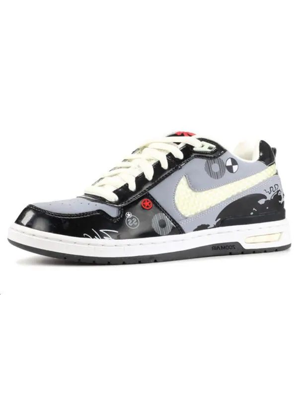 Кроссовки paul rodriguez zoom air elite Nike — изображение 2 из 3, серый/белый/черный