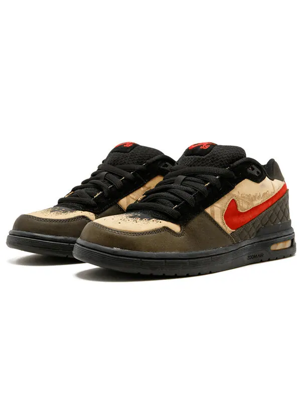 Кроссовки paul rodriguez zoom air elite Nike — изображение 2 из 4, золото