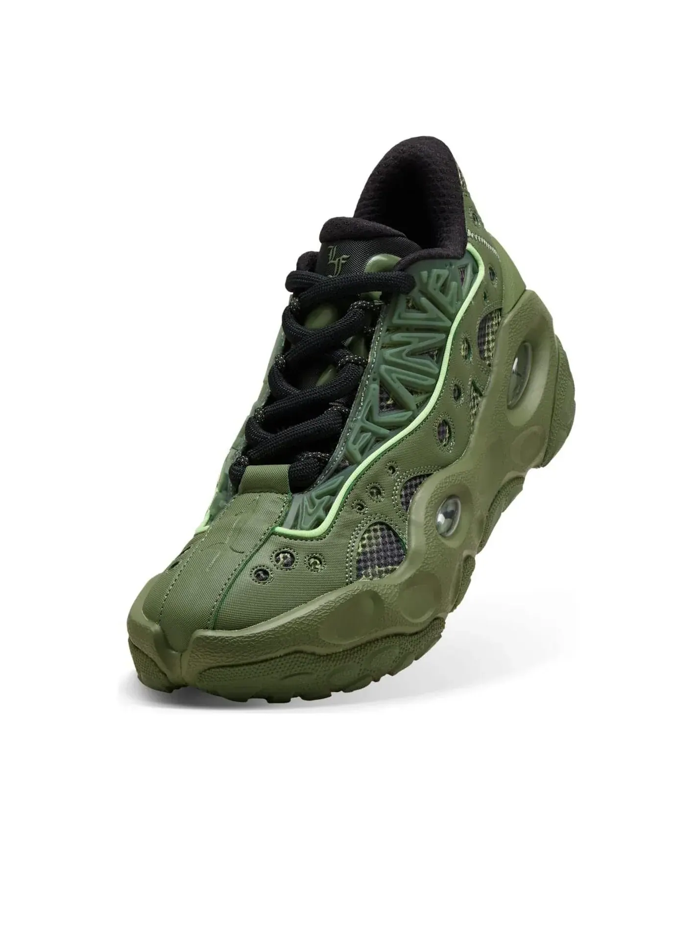 Кроссовки PUMA LaMelo Ball LaFrancé RNR 'Camo' — изображение 3 из 6, зеленый
