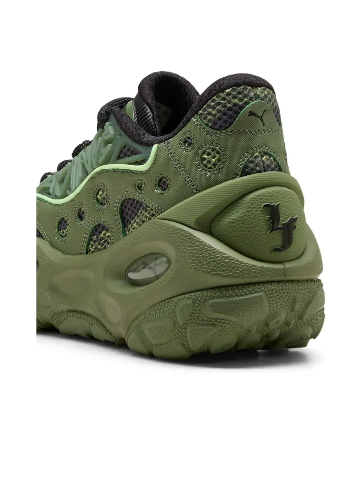 Кроссовки PUMA LaMelo Ball LaFrancé RNR 'Camo' — изображение 4 из 6, зеленый