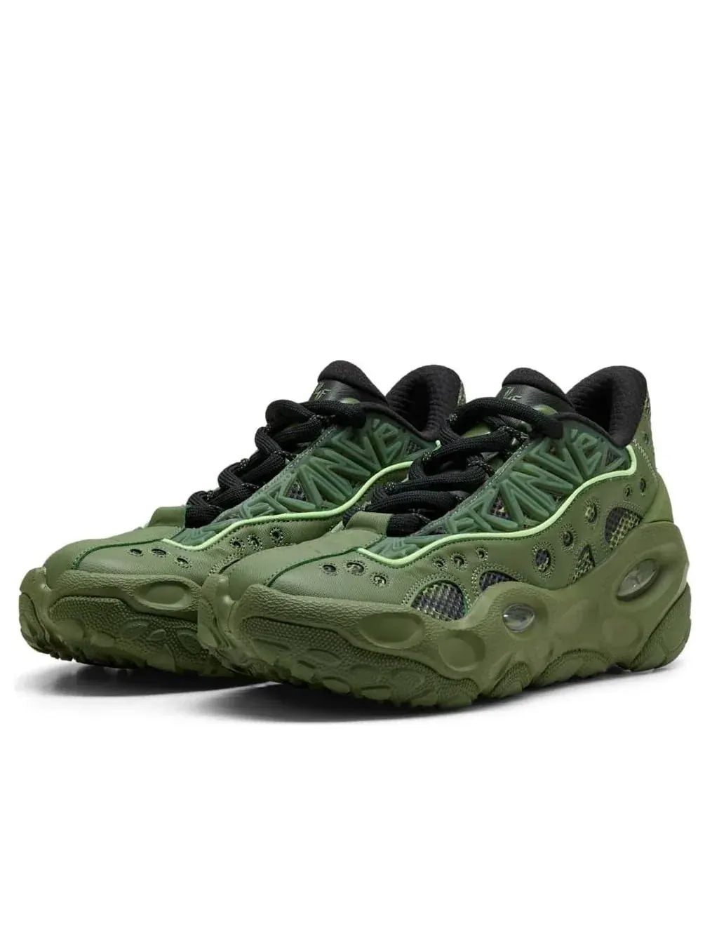 Кроссовки PUMA LaMelo Ball LaFrancé RNR 'Camo' — изображение 6 из 6, зеленый