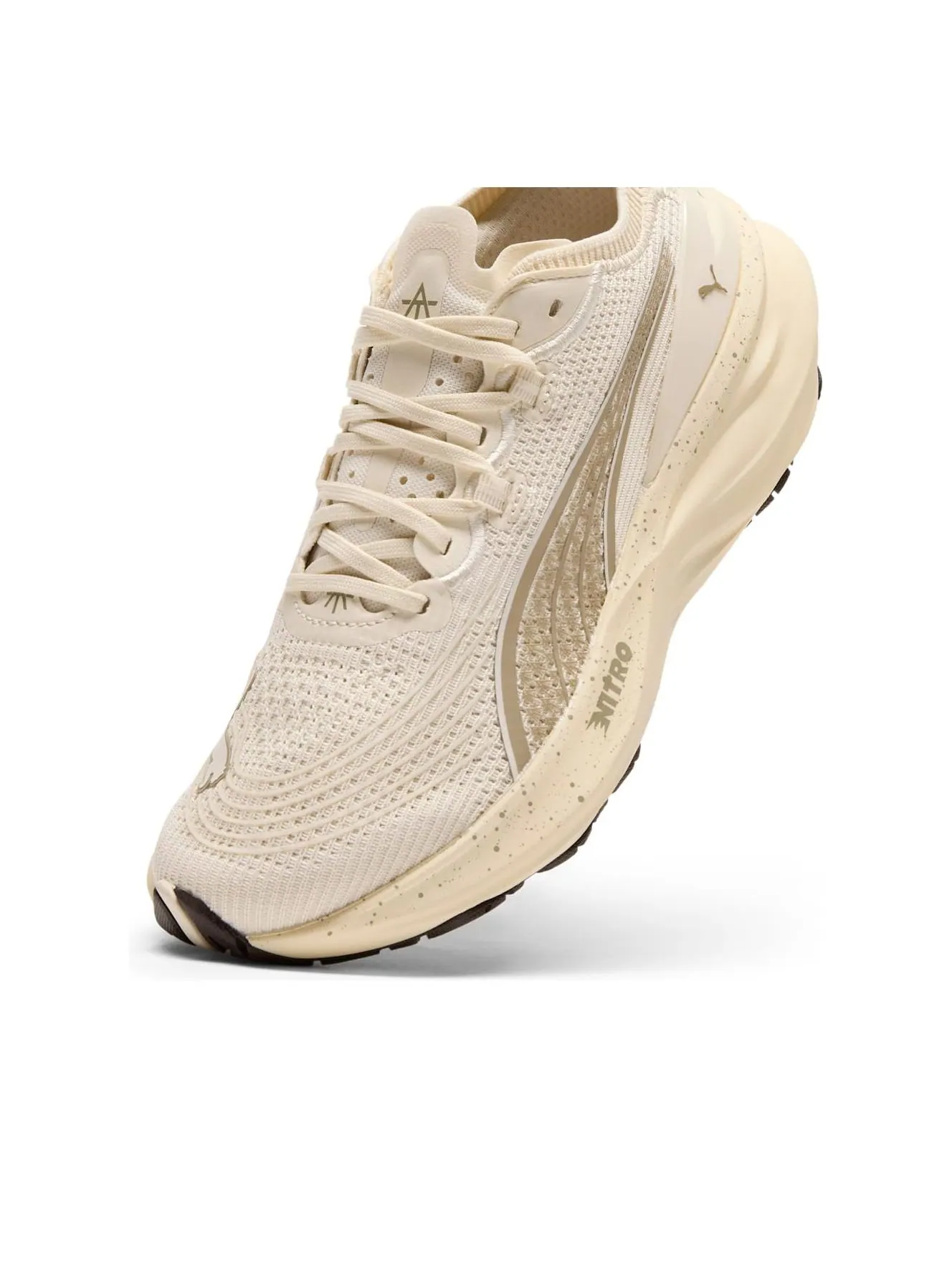 (WMNS) Puma x Alex Toussaint ForeverRun Nitro 2 'Alpine Snow Velvet Moss' — изображение 3 из 6, черный