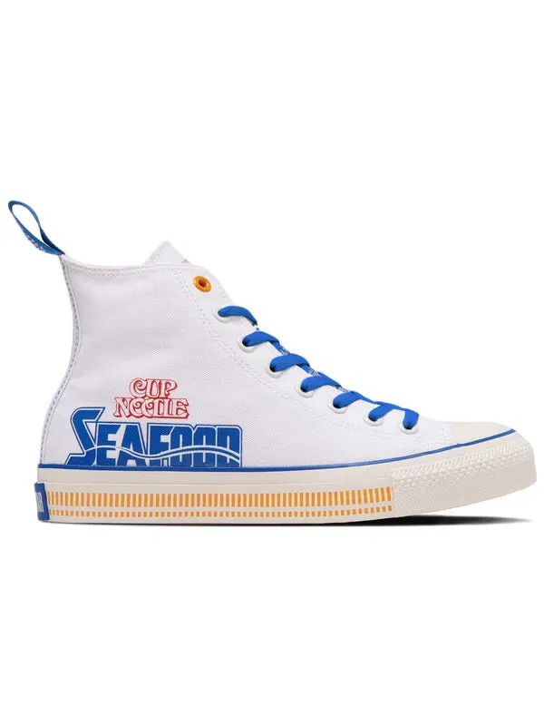 Кроссовки x nissin cup noodles all star hi sea food 'white blue' Converse — изображение 2 из 4, белый/синий