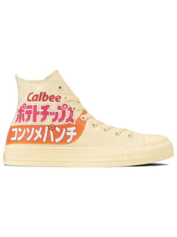 Кроссовки all star hi x calbee potato chips 'consomme punch' Converse — изображение 2 из 4, бежевый/желтый/красный
