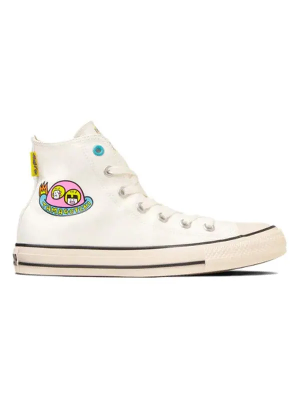 Кроссовки all star tamagotchi high top 'white' Converse — изображение 2 из 4, белый/розовый/синий