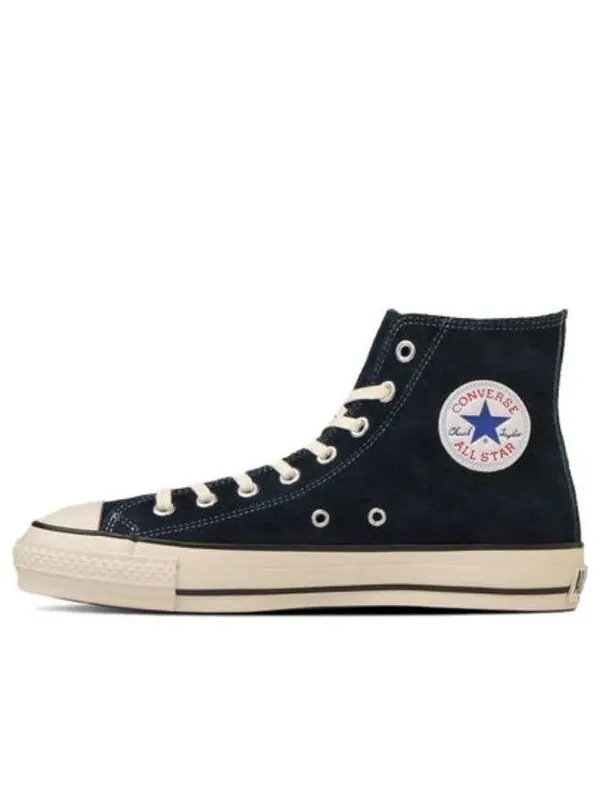 Кроссовки all star suede j high star 'navy' Converse — изображение 1 из 4, темно-синий/белый