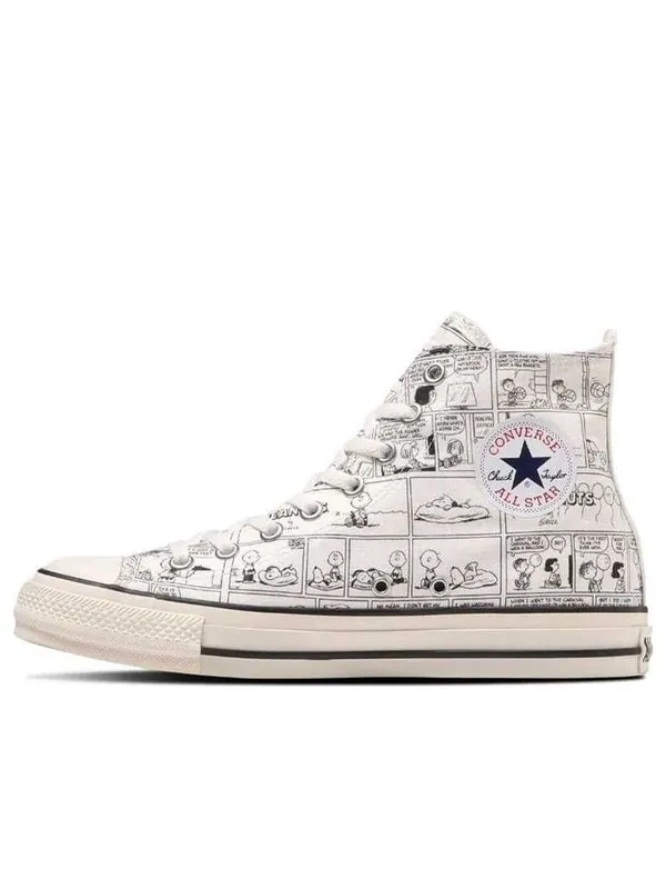 Кроссовки x peanuts all star cp high top 'off white' Converse — изображение 1 из 1, белый/черный