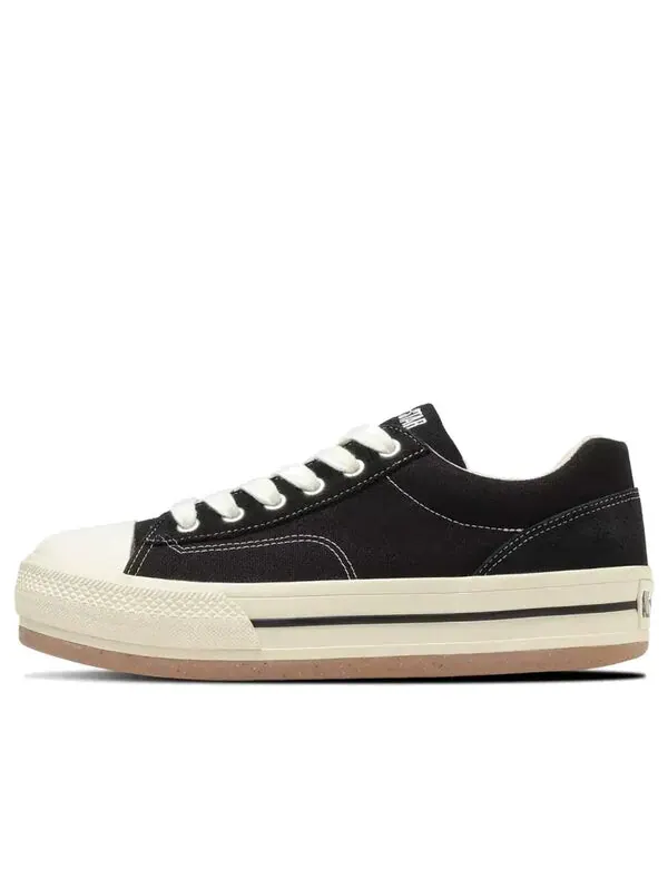 Кроссовки all star boarderstar ox 'black' Converse — изображение 1 из 1, черный/белый