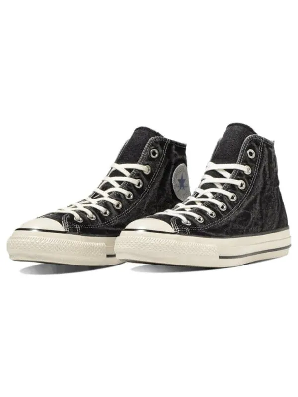 Кроссовки all star us aged denim high top 'aged black' Converse — изображение 4 из 4, черный/белый