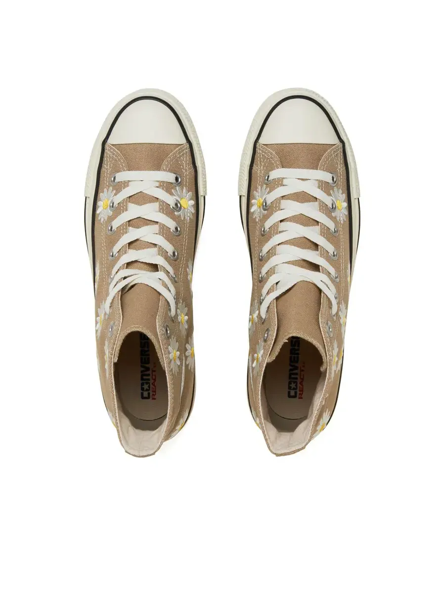 Кроссовки Converse Chuck Taylor All Star Hi Japan 'Daisyflower Beige' — изображение 3 из 5, бежевый