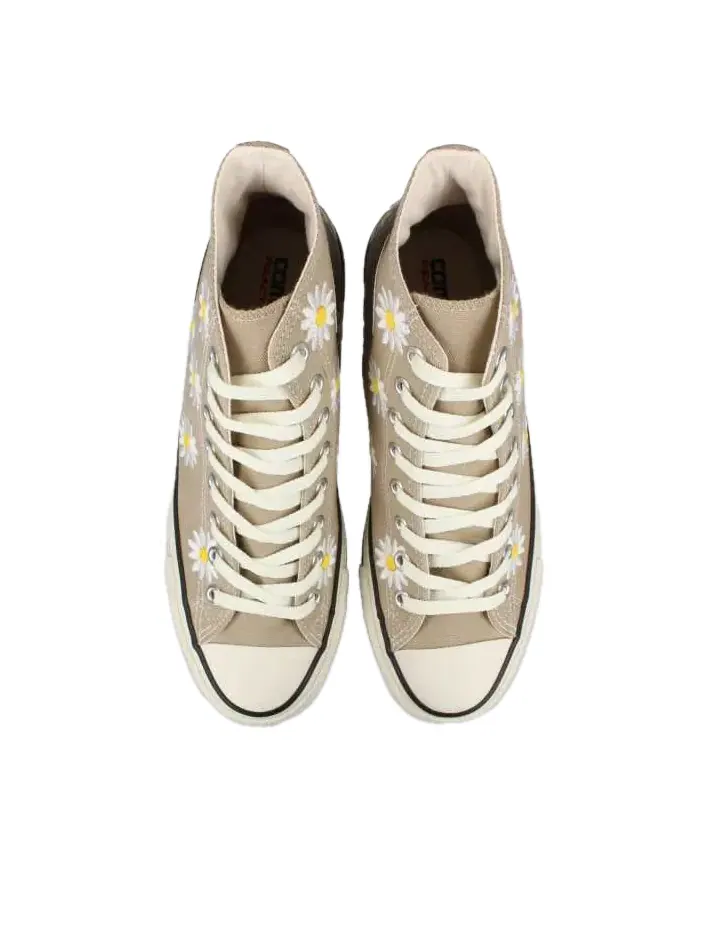 Кроссовки Converse Chuck Taylor All Star Hi Japan 'Daisyflower Beige' — изображение 5 из 5, бежевый
