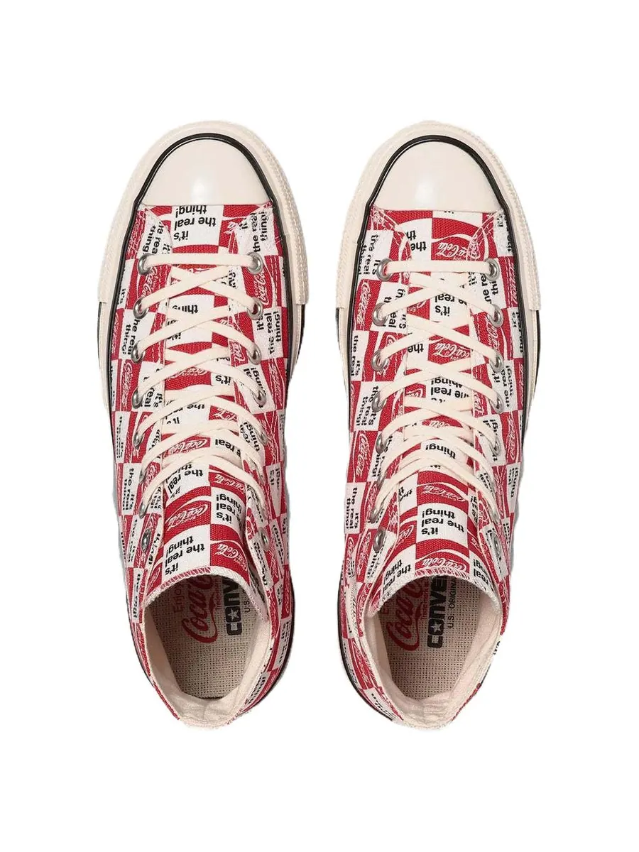 Кроссовки Converse All Star US Coca-Cola CK 'Red White' — изображение 3 из 5, красный