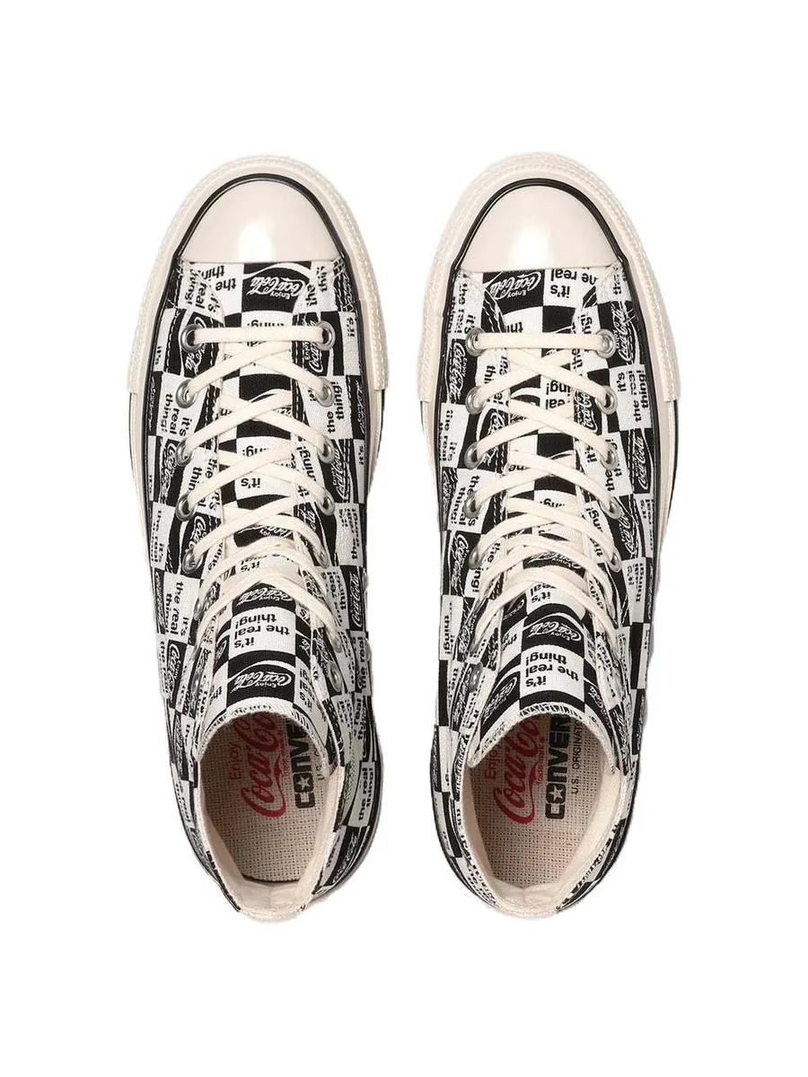 Кроссовки Converse All Star US Coca-Cola CK 'Black White' — изображение 3 из 5, черный